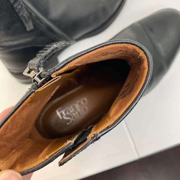 FRANCO SARTO Mist Black Leather Women's Boots - Picture 9 of 10